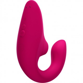 Бесконтактный клиторальный стимулятор WOMANIZER BLEND малиновый