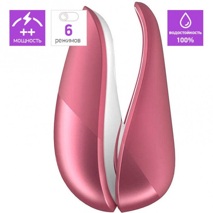 Бесконтактный клиторальный стимулятор WOMANIZER LIBERTY розовый + Подарок WZ11CM0200