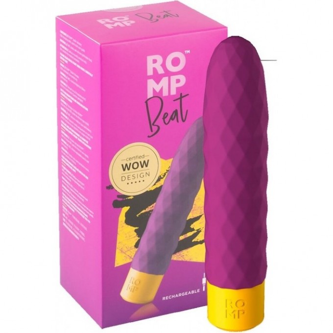 Минивибратор WOMANIZER Romp Beat + Подарок RPBBSG4