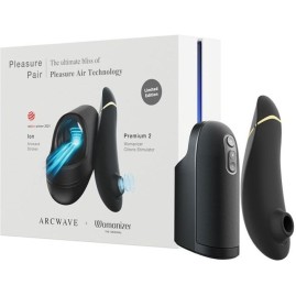 Набор для пар WOMANIZER PLEASURE PAIR черный Набор для пар WOMANIZER PLEASURE PAIR черный